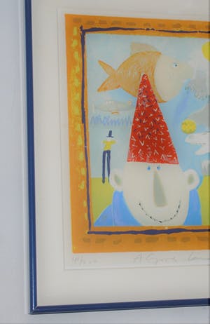 Wouter Stips - A Good Conversation, zeefdruk - EXTRA: Gesigneerd Boek kopen? Bied vanaf 45!