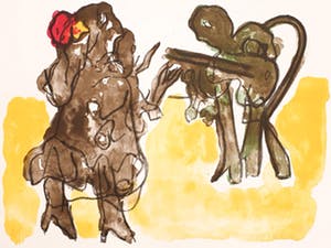 Jan Sierhuis - Litho, Flamenco kopen? Bied vanaf 65!