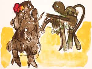 Jan Sierhuis - Litho, Flamenco verkocht voor € 65!