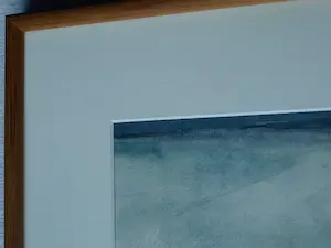 Gerard van de Weerd - Ingelijste aquarel , Landschap in Drenthe kopen? Bied vanaf 50!