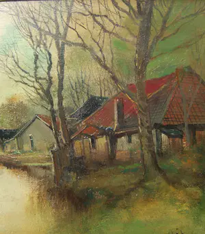 Lambertus de Jong - Huizen aan de kreek. kopen? Bied vanaf 65!