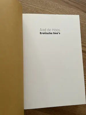 Aad de Haas - Erotische lino’s kopen? Bied vanaf 45!
