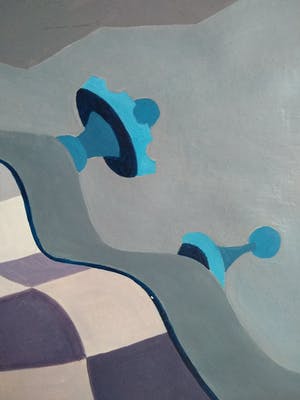 Kees Wuisman - Surrealistisch schaakbord kopen? Bied vanaf 50!
