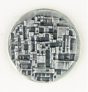 Eric Claus - Zilveren penning: Communicatie '70 te Rotterdam, 1970 kopen? Bied vanaf 65!