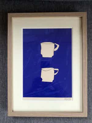 Klaas Gubbels - Twee kopjes verkocht voor € 265!