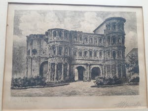 Niet of onleesbaar gesigneerd - Porta Nigra, Trier. (Duitsland) kopen? Bied vanaf 10!