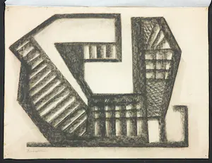 Klaas Boonstra - Lot van twee originele werken op papier kopen? Bied vanaf 100!