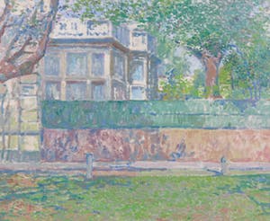 Hessel de Boer - Olieverf op doek, Stadsgezicht Den Haag - Ingelijst kopen? Bied vanaf 450!