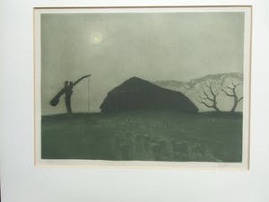 Tjeerd Bottema - MAANNACHT OP DE VELUWE // ETS-AQUATINT VAN TJEERD BOTTEMA kopen? Bied vanaf 60!