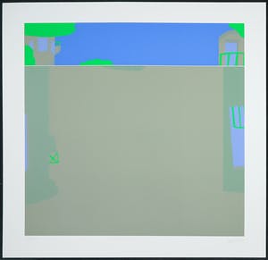 Hans Landsaat - Zeefdruk, Boheemse weerspiegeling kopen? Bied vanaf 1!