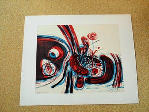 Paul Whistler - Litho - Abstract kopen? Bied vanaf 40!