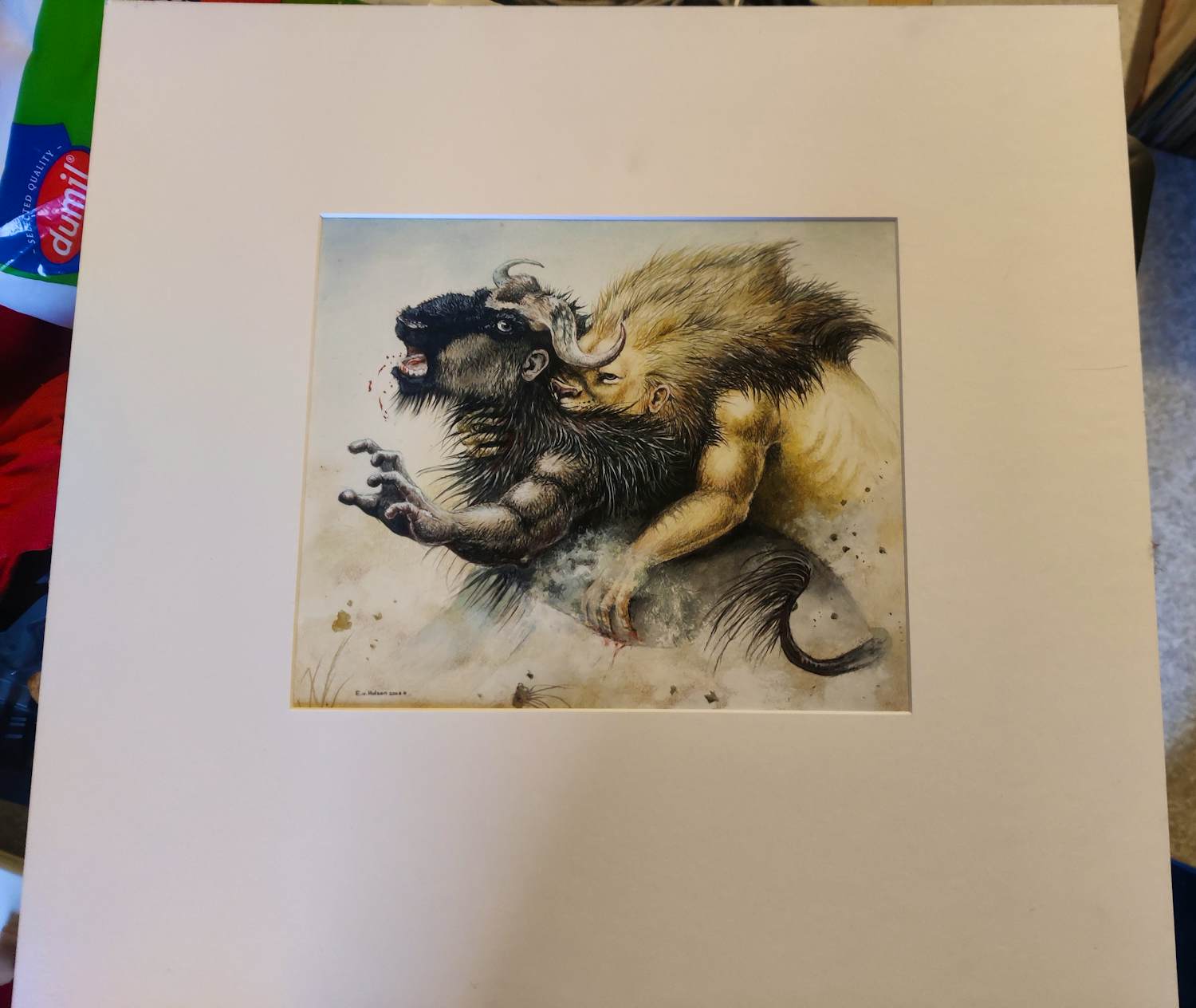 Ellen Geertruida van Hulsen - leeuw pakt bizon kopen? Bied vanaf 50!