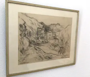 Matthieu Wiegman - Klooster Valldemosa, Spanje - Pastel - Gesigneerd - Zeer goede staat kopen? Bied vanaf 110!
