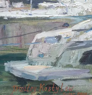 Dmitri Kostylov - Jachten in de baai van Kotor. Montenegro kopen? Bied vanaf 400!