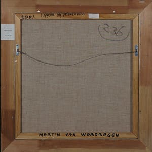 Martin van Wordragen - Olieverf op doek, Liggend bij Pauwenkooi, Ingelijst kopen? Bied vanaf 150!