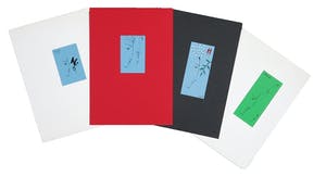 Leon Savelsberg - Lot van vier pentekeningen (gemengde techniek) kopen? Bied vanaf 1!