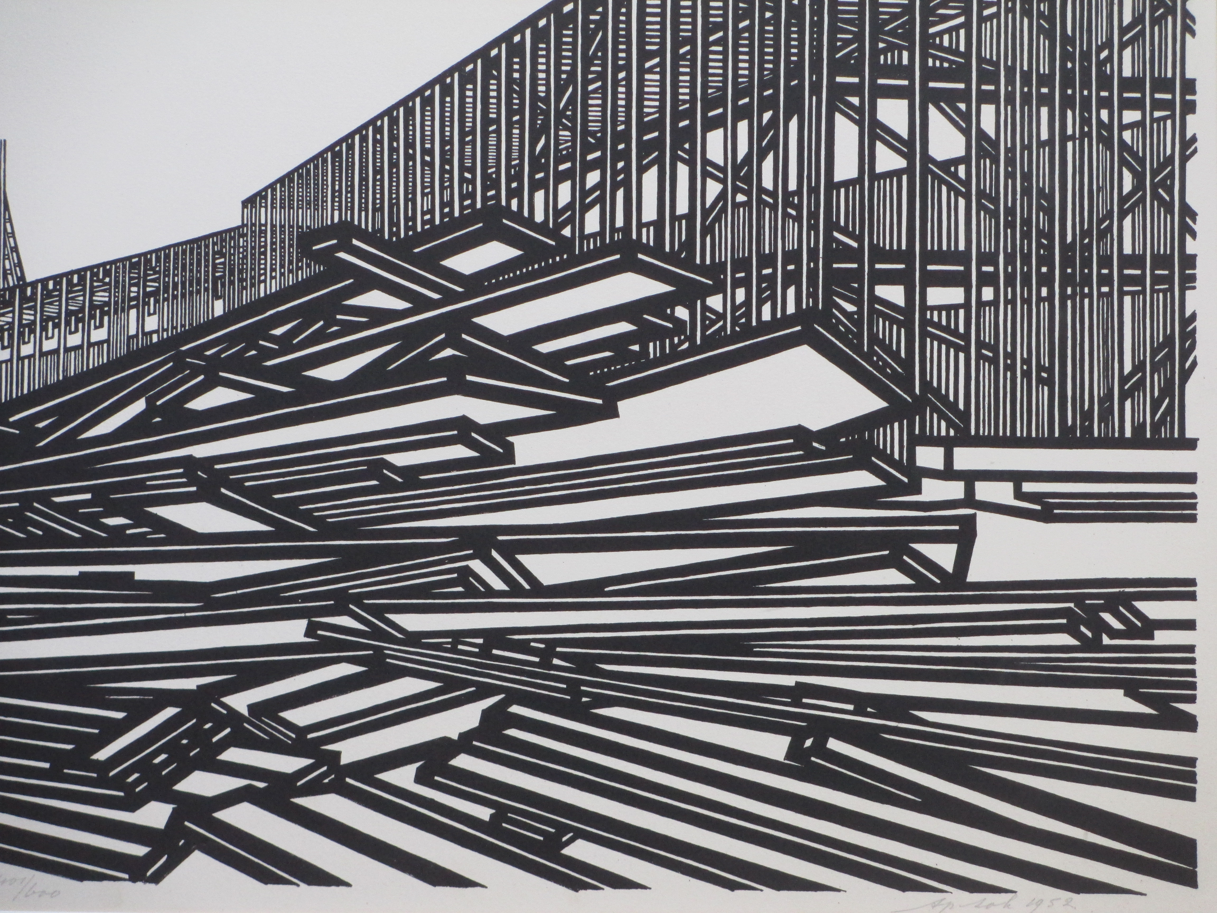 Ap Sok - Nieuwbouw - Litho 1952 kopen? Bied vanaf 1!