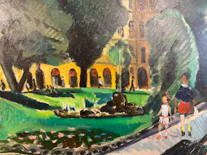 Pierre Pruvost - Scène in het park in Turijn, Italië kopen? Bied vanaf 299!