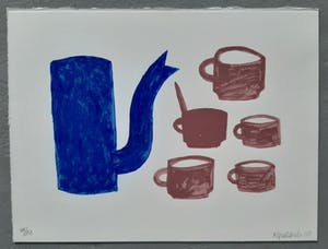 Klaas Gubbels - koffiekan kopjes suikerpot. Kleine oplage kopen? Bied vanaf 255!