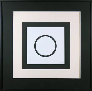 Sol LeWitt - Unieke (!) zeefdruk uit de serie 'Five Geometric Figures in Five Colors' - Ingelijst kopen? Bied vanaf 1!