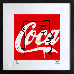 IABO - "Coca" (M. Schifano tribute) verkocht voor € 125!