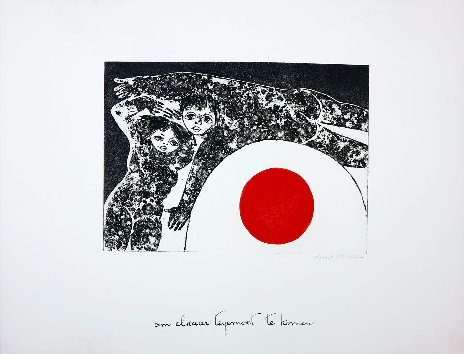 Ans Wortel - Ets, Om elkaar tegenmoet te komen kopen? Bied vanaf 60!