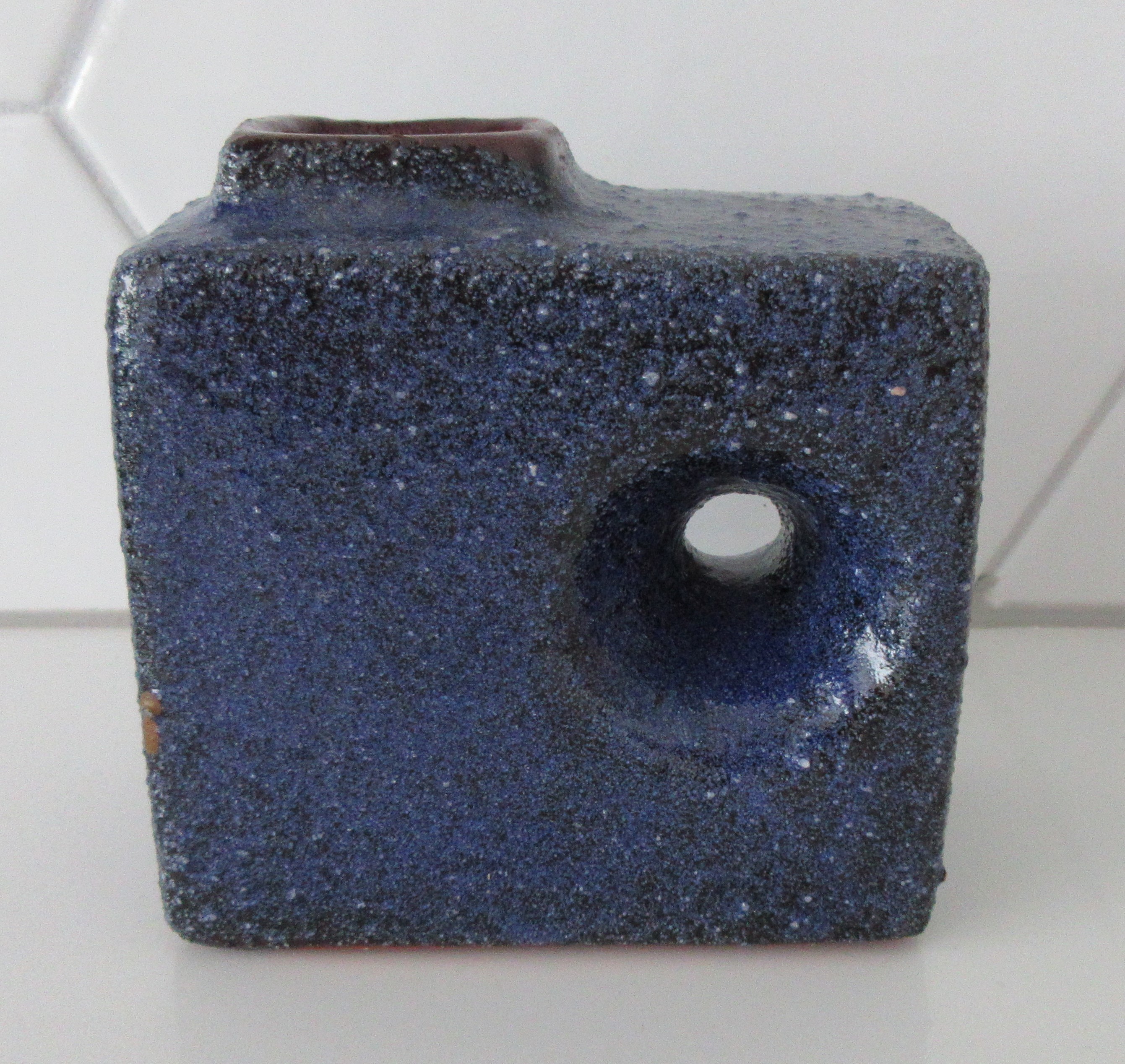 Afina Rijnsburg - Blauw Schoorsteen vaasje kopen? Bied vanaf 14!