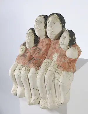 Sjer Jacobs - Keramiek, Zittende familie kopen? Bied vanaf 300!