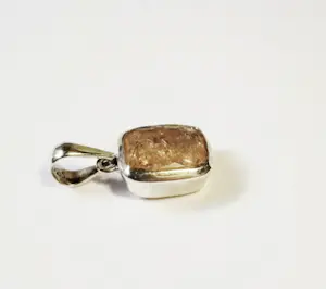 Zilveren Hanger, met Natuurlijke, sprankelende, gouden zonnesteen kopen? Bied vanaf 57!