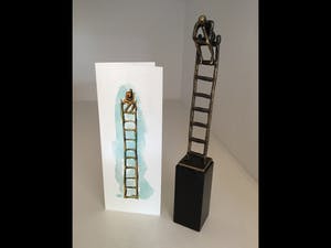 Corry Ammerlaan - Sculptuur “ De denkende mens “ kopen? Bied vanaf 35!