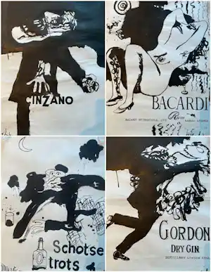 Anton Martineau - Cinzano; Bacardi; Schotse Trots; Gordon's kaufen? Bieten Sie von 800!