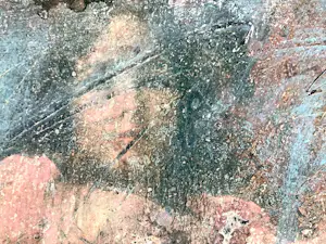 Ad Snijders - Vrouw in roze en blauw kopen? Bied vanaf 185!