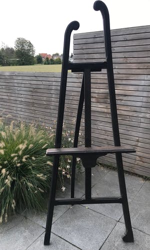 Curiosa - Prachtige rustieke schildersezel - voor presentatie - 2m hoog kopen? Bied vanaf 80!