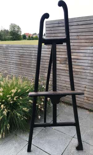 Prachtige rustieke schildersezel - voor presentatie - 2m hoog verkocht voor € 80!