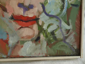 Louis Vorkink - Ingelijst , olieverf op doek , Mevr S. – 1988 kopen? Bied vanaf 100!