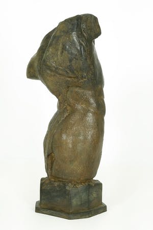 Pierre Chenet - Bronzen beeld van mannen torso - 7 kg kopen? Bied vanaf 395!