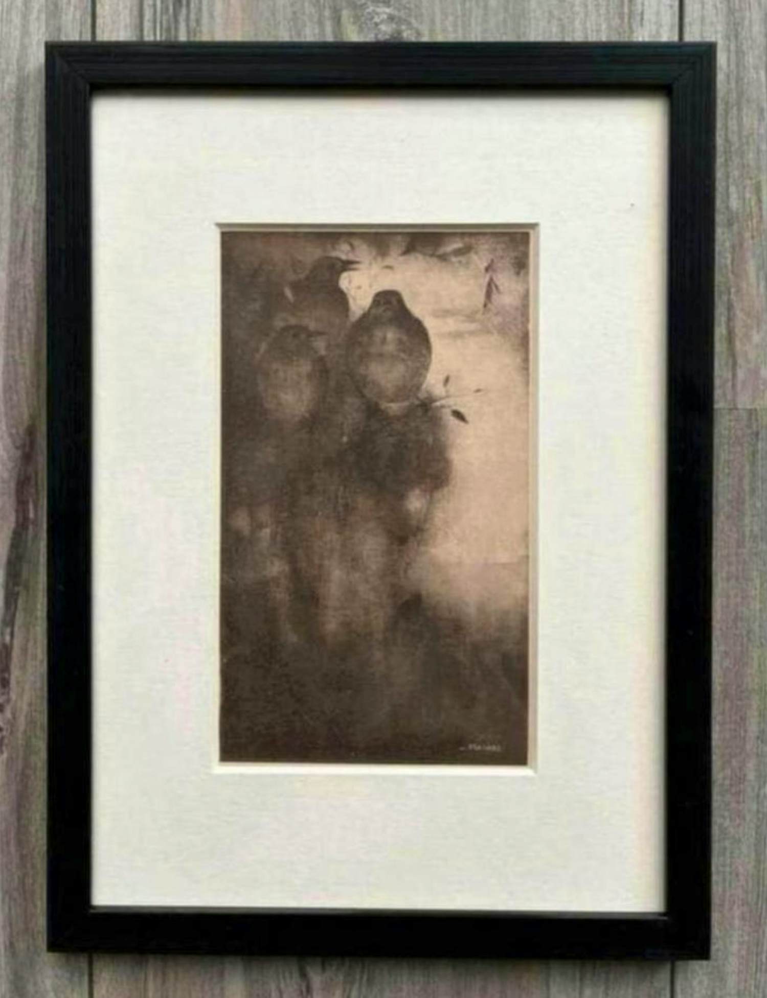Buy Jan Mankes - Originele Heliogravure Lijsters in Avondstemming 1923? Bid from 120!
