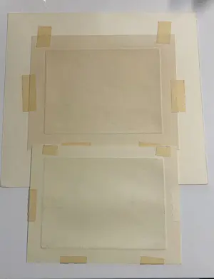 Karel Kok - Lot van 2, Stoomtram Katwijk aan de Rijn Ca 1900 + Havenzicht kopen? Bied vanaf 30!