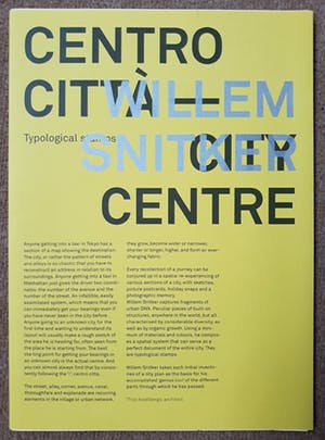 Willem Snitker - Centro Citta, gesigneerde en genummerde publicatie met o.a. originele tekening kopen? Bied vanaf 125!