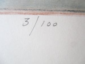 Geurt van Dijk - Litho "Scene II" kopen? Bied vanaf 45!