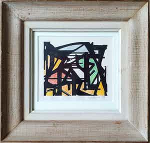 Wobbe Alkema - Inkt en oliekrijt op papier | Unica verkocht voor € 520!