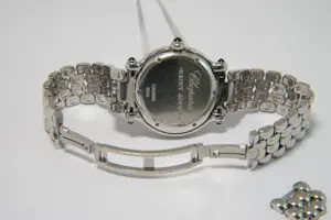 Acheter58 - Stainless Steel ladies Chopard Happy Sport polshorloge met diamant? Enchérissez de 1900!