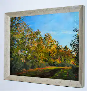 Gerrit Haverkamp - Zonnig herfstbos - olieverfschilderij verkauft für € 70!