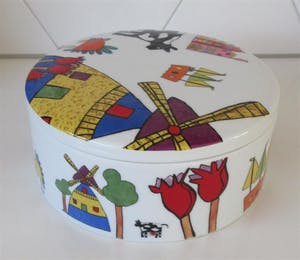 Plateelfabriek Schoonhoven N.V. - Dekseldoos kopen? Bied vanaf 19!