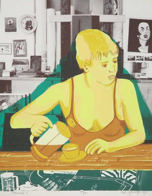 Ad Gerritsen - Zeefdruk, Mimesis I kopen? Bied vanaf 60!