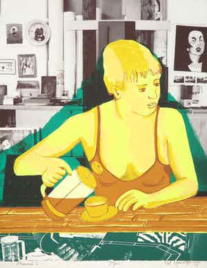 Ad Gerritsen - Zeefdruk, Mimesis I verkocht voor € 60!