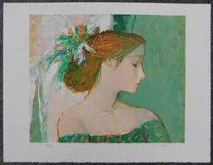 Sachiko Imai - Femme au Robe Verte kopen? Bied vanaf 35!