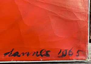 Hannes Postma - Figuren (1965), olieverf op doek (groot!) kopen? Bied vanaf 1!