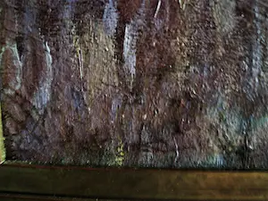 Niet of onleesbaar gesigneerd - GROOT Belgisch omstr. 1920 Luministisch olieverf ges. Morr.. kopen? Bied vanaf 1!