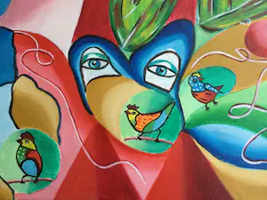 Maartje Wijngaarden - z.t. | surrealistisch olieverfschilderij kopen? Bied vanaf 75!